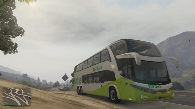 autobus tur bus en carretera austral chilena