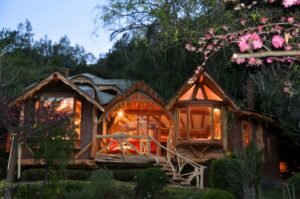 casa vacacional en bosque del cajon del maipo