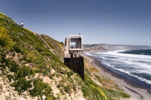casas frente al mar en chile paisaje