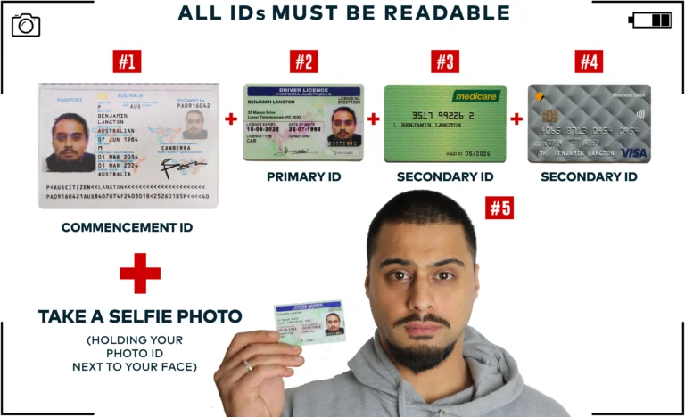 documento de identidad y tarjeta afp