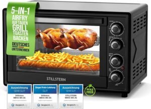 horno electrico moderno con spiedo giratorio