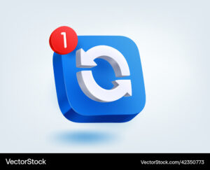 icono de actualizacion de aplicaciones moviles
