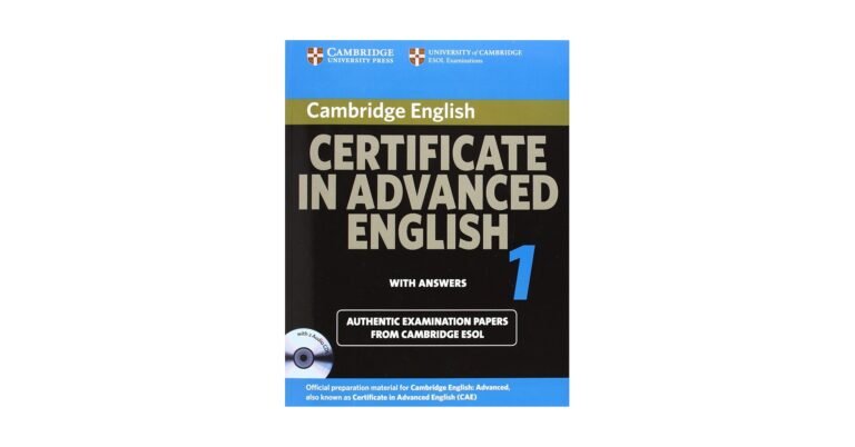 libro de estudio y certificado cambridge english
