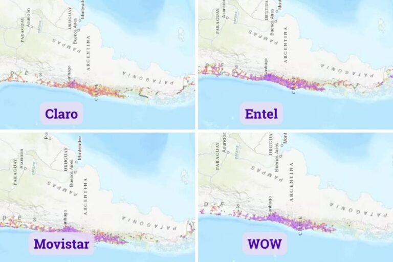 mapa de cobertura de internet en chile