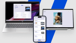 ofertas tecnologicas modernas con laptop y smartphone