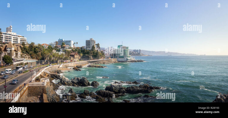 paisaje panoramico de vina del mar costa playa