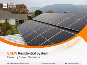 paneles solares instalados en techo residencial chile