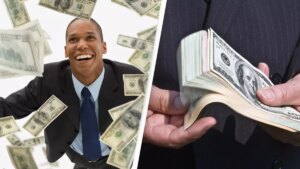 persona cobrando dinero en banco chile