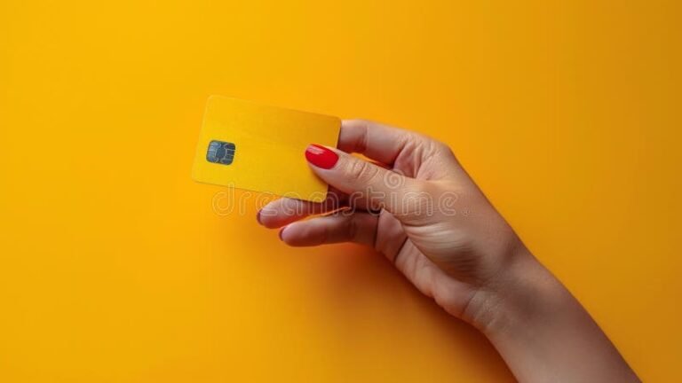 tarjeta de credito sobre fondo neutro